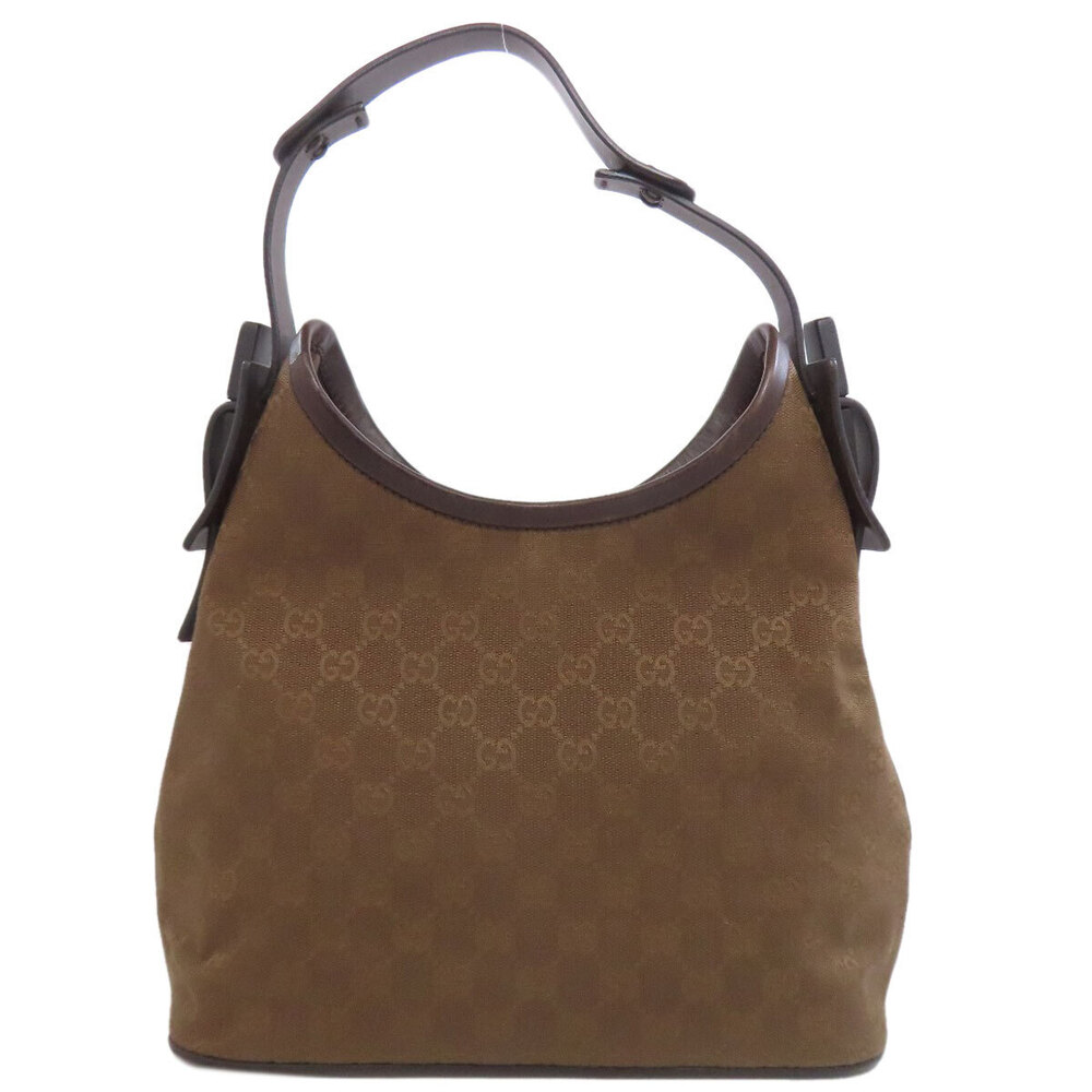Gucci hobo monogram canvas bag Shoulder brown GG